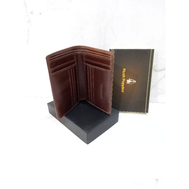 Dompet kulit full up pria wanita model tanggung 3/4 hushpuppies