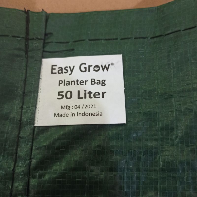 PLANTER BAG EASY GROW 50 LITER (40 x 40) ORIGINAL | POT TANAMAN | POLYBAG