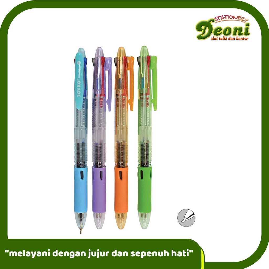 

JOYKO BP-199 Gel Pen Trico Pulpen Pena 0.7mm 3 Warna