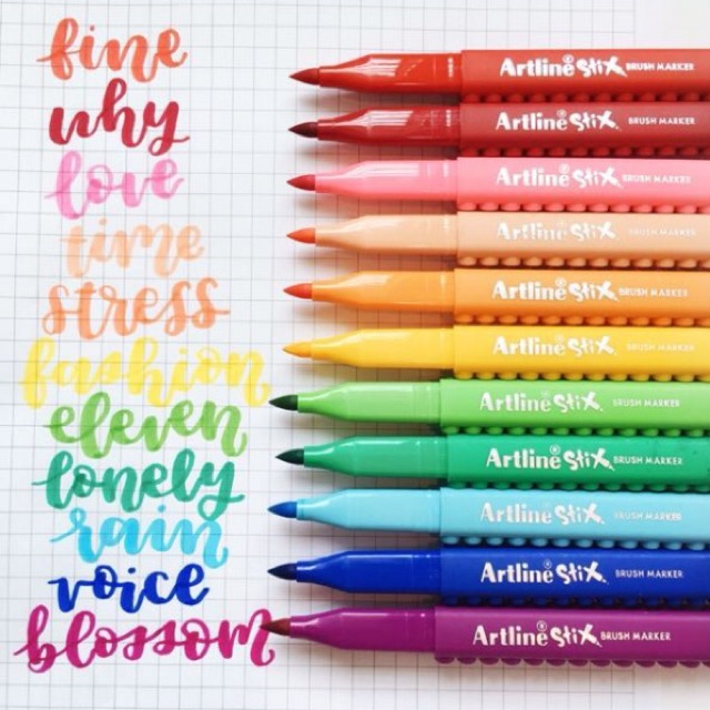 

Artline Stix Brush Marker