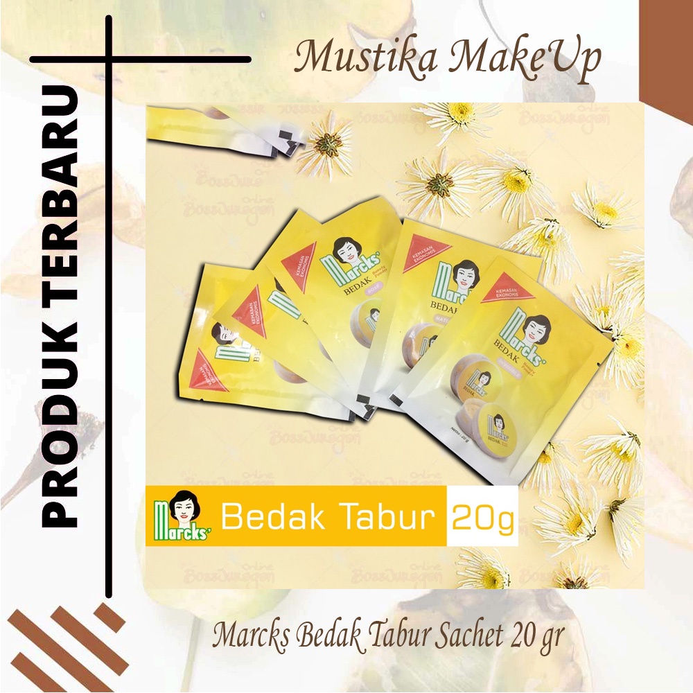Marcks Bedak Tabur Sachet 20 gr Refill - Bedak Marcks | Bedak Tabur Marcks