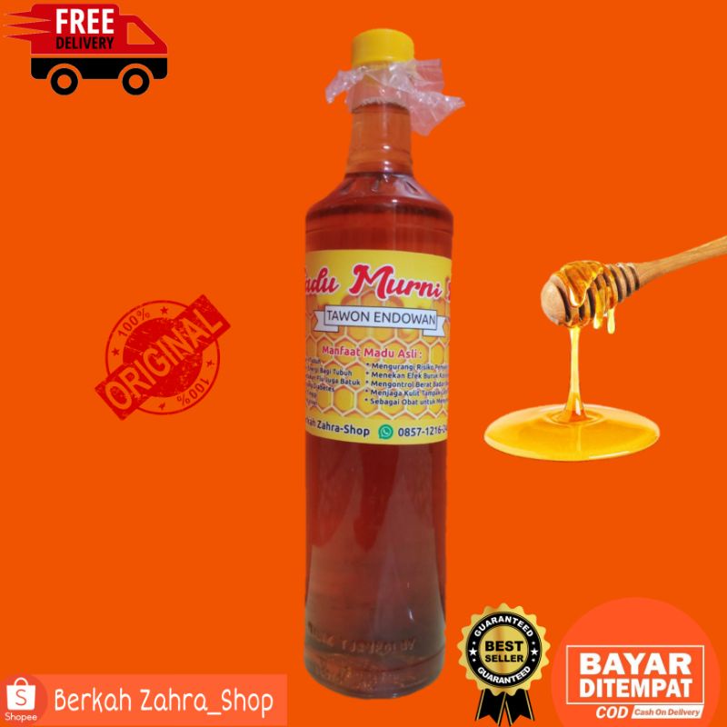 

Madu Murni Asli, Madu Tawon Endowan, Madu Asli Pegunungan 700ml