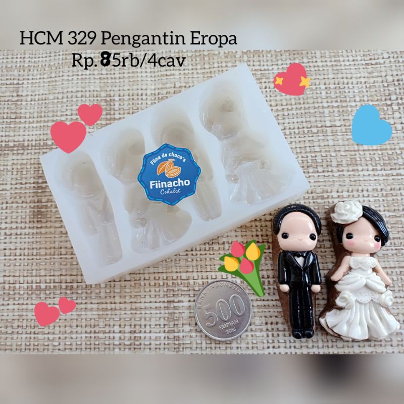 Cetakan Coklat Pengantin Eropa
