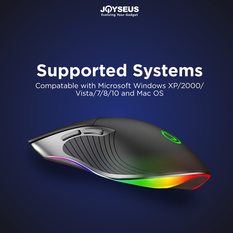 JOYSEUS Gaming Mouse wireless JOYSEUS USB Professional