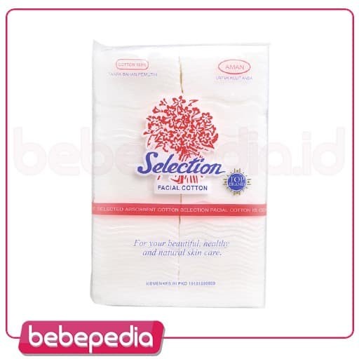 Kapas Wajah Selection Kotak 50gr / Kapas Round Facial Cotton 80ps | Kapas Bulat