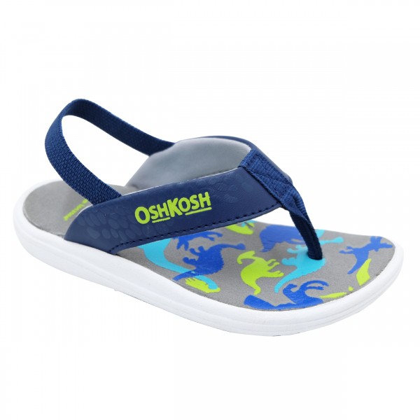 Sepatu Sandal Anak Laki-Laki, Nassau Td Navy/Grey 2 Oshkosh