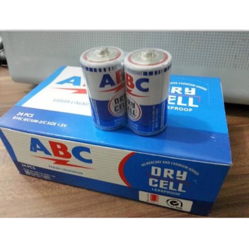 baterai ABC besar 1,5v ukuran tipe D