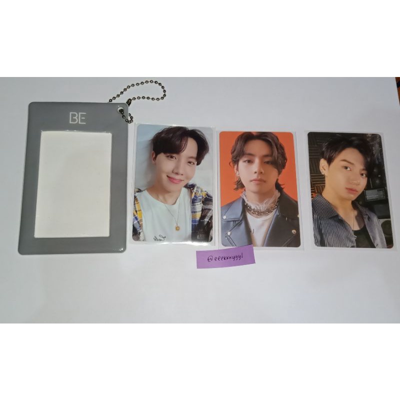 PHOTOCARD (PC) OFFICIAL BTS JHOPE TAEHYUNG JUNGKOOK BE ESSENTIAL BUTTER