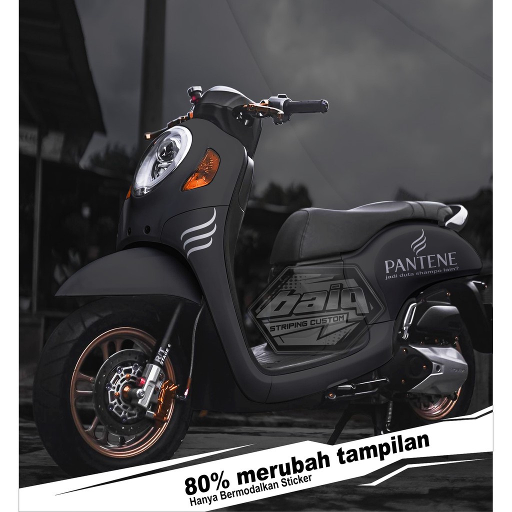 STRIPING SCOOPY TERKEREN STIKER SCOOPY TERLARIS