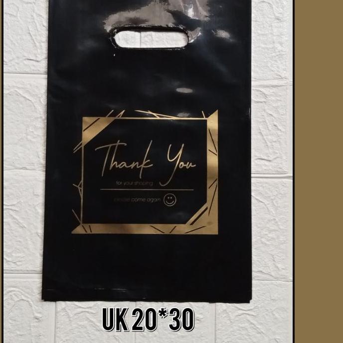 

FRESHH (isi 50) Kantong Plastik PE Uk. 20x30 Motif Thank You Kantong toko pakaian kantong toko olsoh