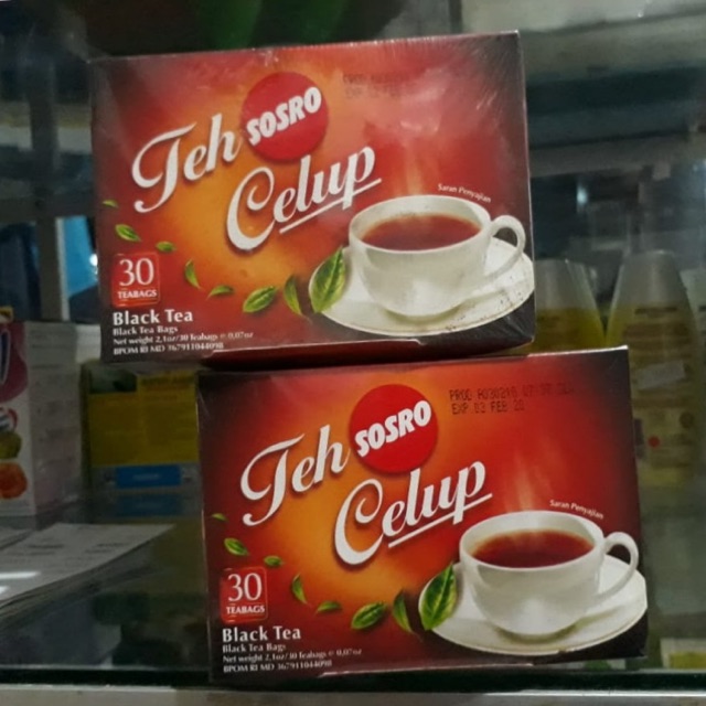 

Teh celup sosro 30 tea bags black tea