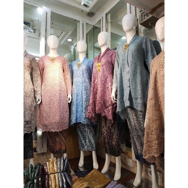 kebaya modern pastel | brokat halus | gamis kondangan | gamis seragam