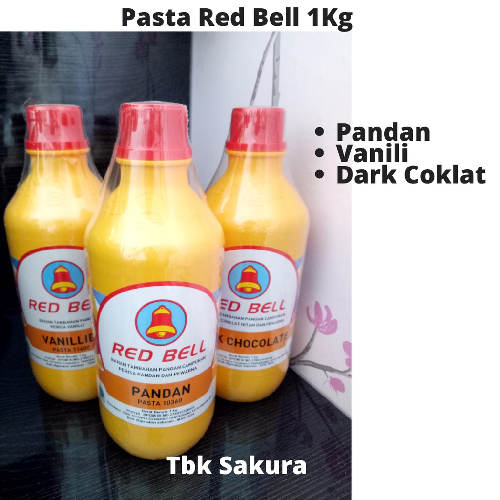 

Pasta Redbell 1Kg BOTOL BESAR / Perisa kue makanan