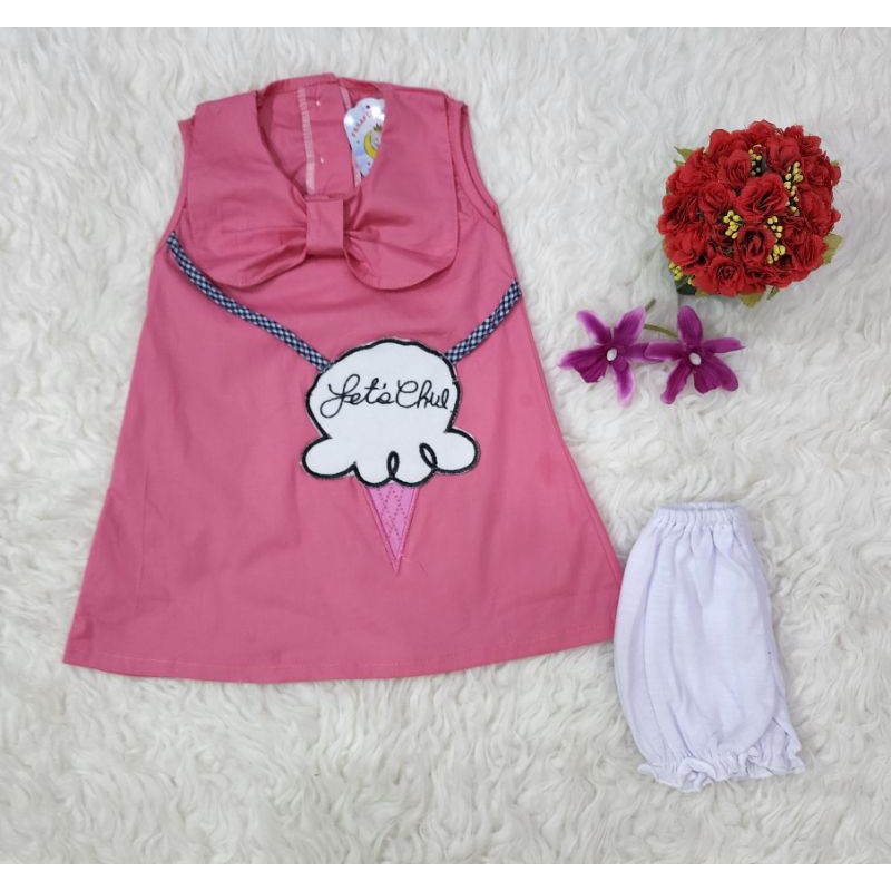 baju bayi perempuan set dres baby girl