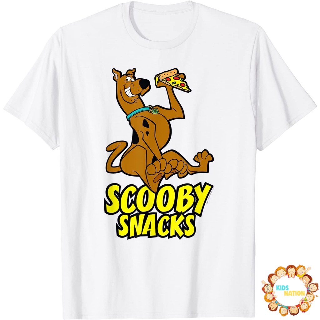 Baju anak Scooby-Doo Scooby Snacks Pizza T-Shirt baju anak murah Fashion Bayi Fashion Boy Fashion Ts