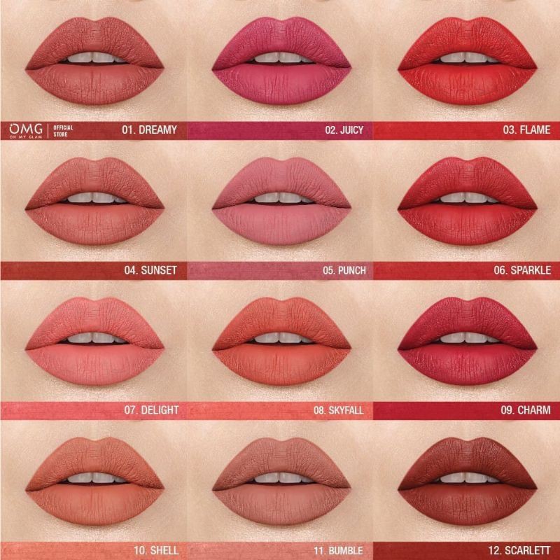 OMG oh my glam matte kiss lip cream