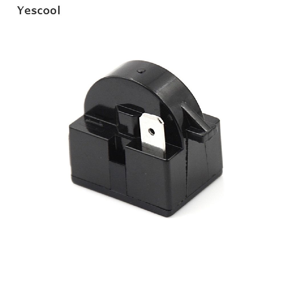 Yescool Starter Relay PTC 1 Pin 4.7 Ohm Warna Hitam Untuk Kulkas