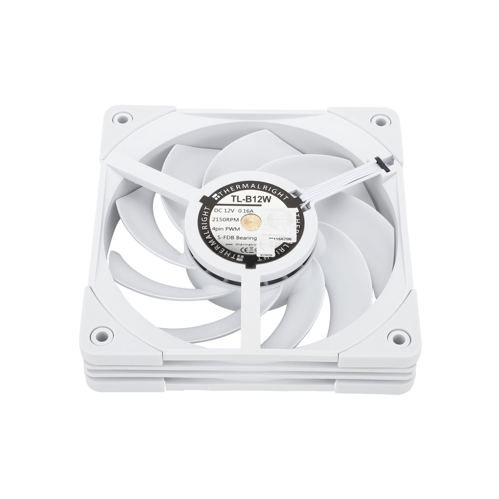 THERMALRIGHT TL-B12 W WHITE High Static Pressure 120mm PWM Fan