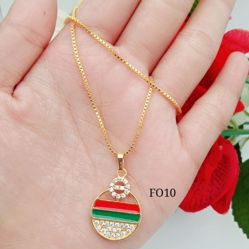 kalung xuping lapis emas
