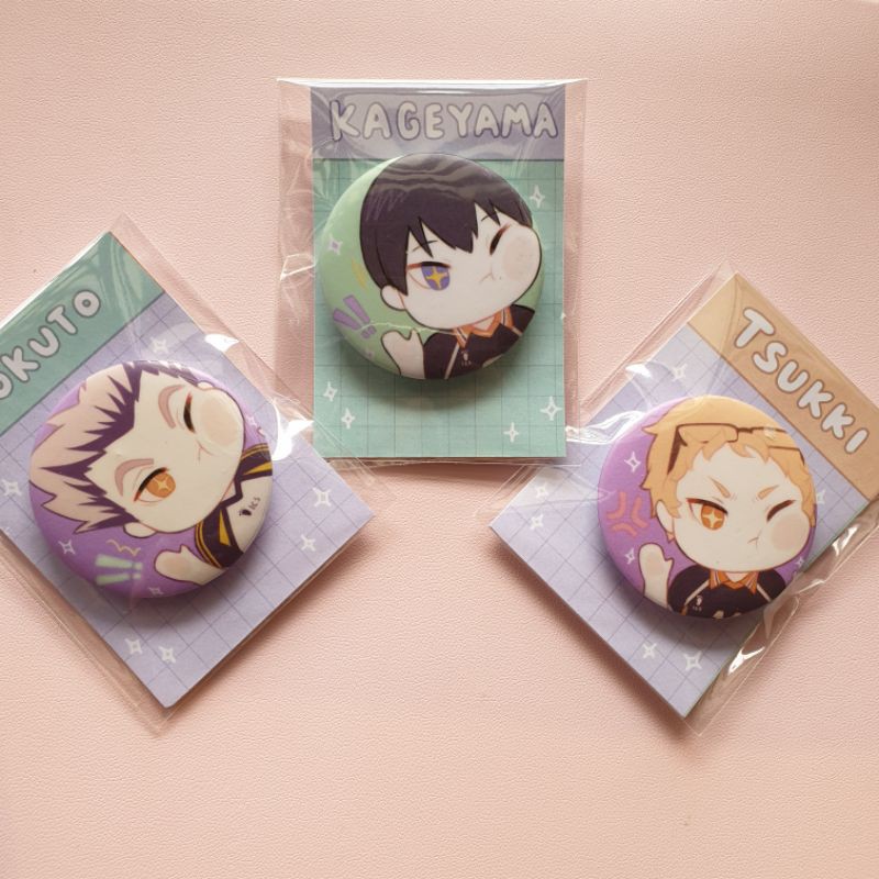 

Haikyuu Pastel Pins (REJECT)