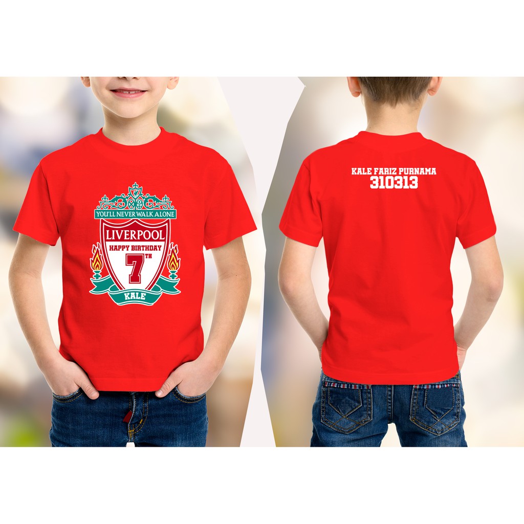 Kaos Liverpool | Kaos Liverpool Family | Kaos Liverpool Ultah Anak
