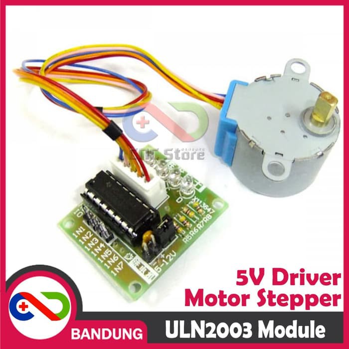 ULN2003 DRIVER MOTOR STEPPER 5V BOARD PLUS MOTOR STEPPER 5V 4-PHASE