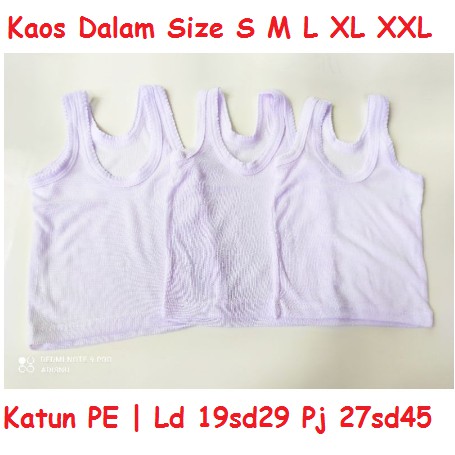 Bagas Singlet Bayi Kaos Dalam Anak Putih Polos Murah