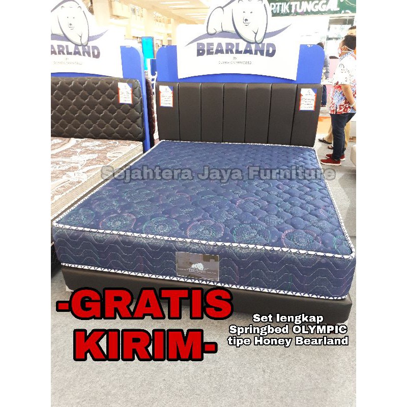 SET Springbed OLYMPIC Bearland - TERMURAH