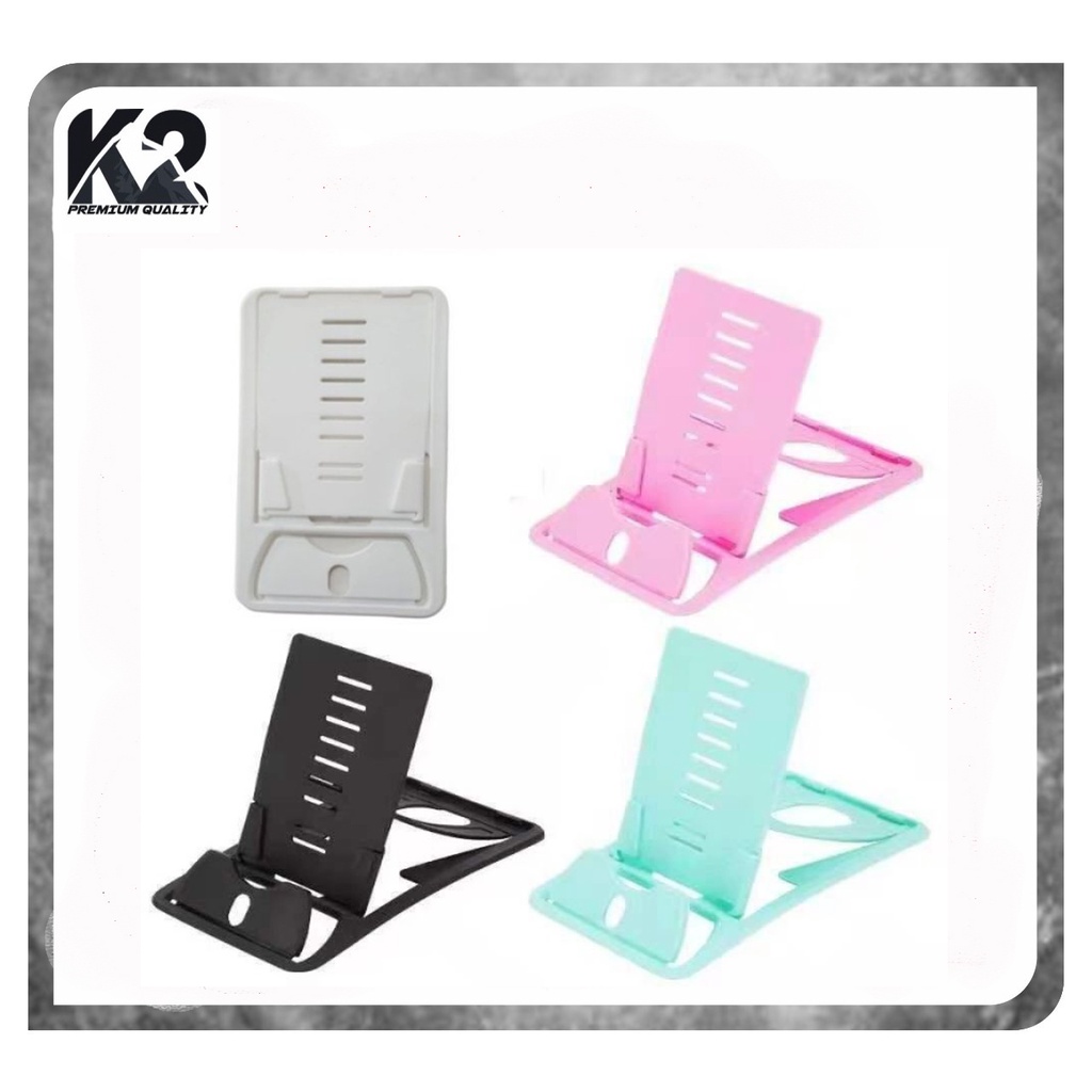 LANDSCAPE Stand Card Phone Holder / Folding Desktop Dudukan Hp Lipat Universal Standing Docking Model Kartu