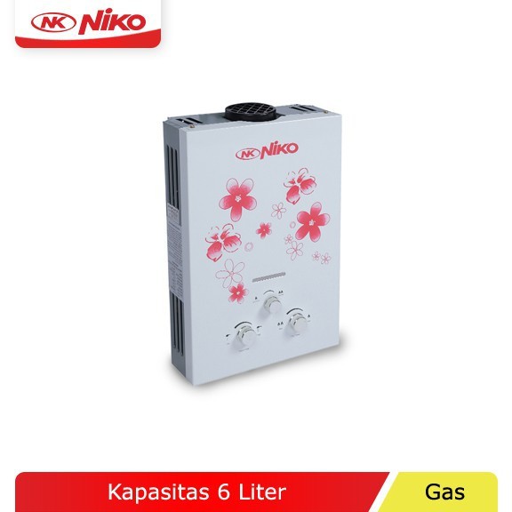 Niko Pemanas Air Gas / Water Heater Gas Niko Nk 6LN-Putih