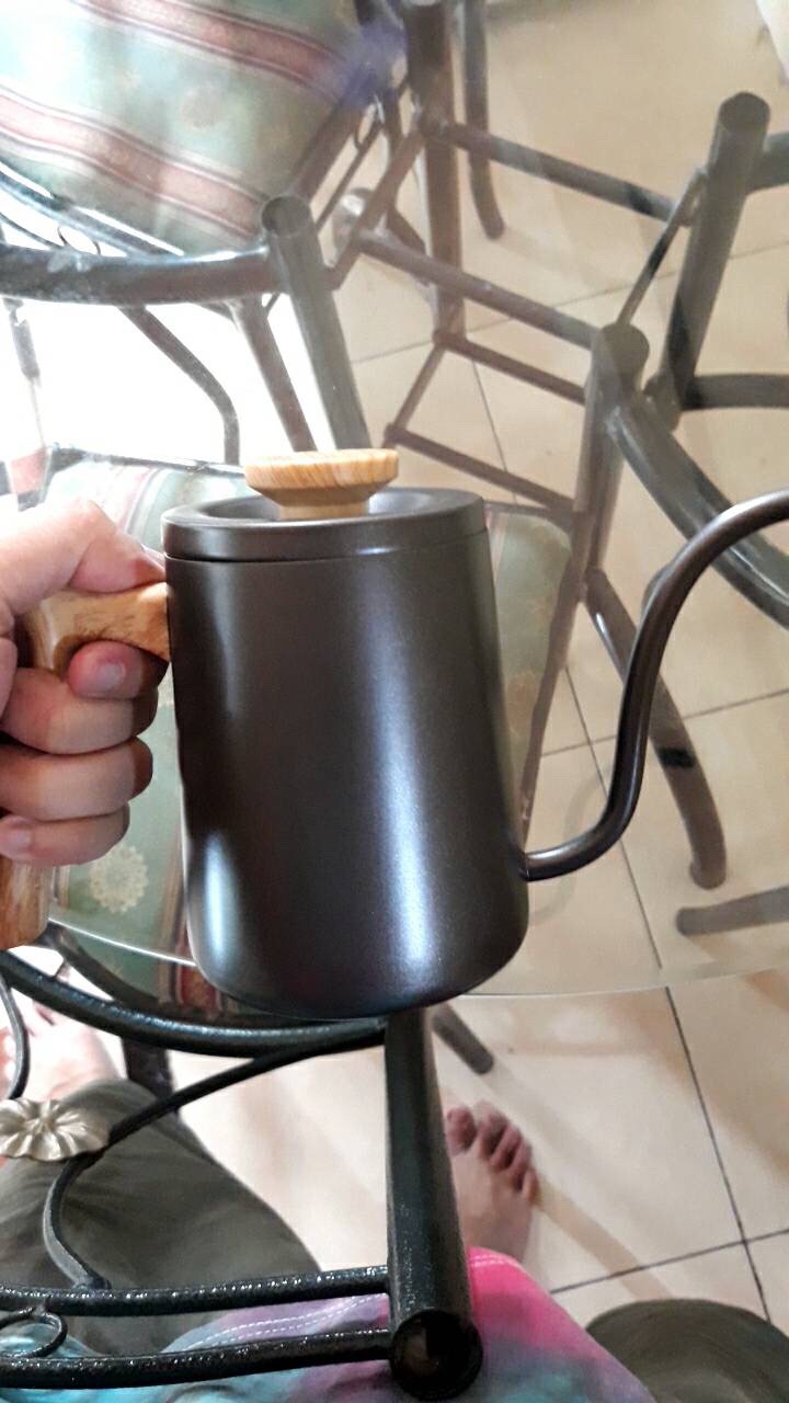 Gooseneck Drip Kettle 600ml | Teko Kopi Stainless Steel - Mja18
