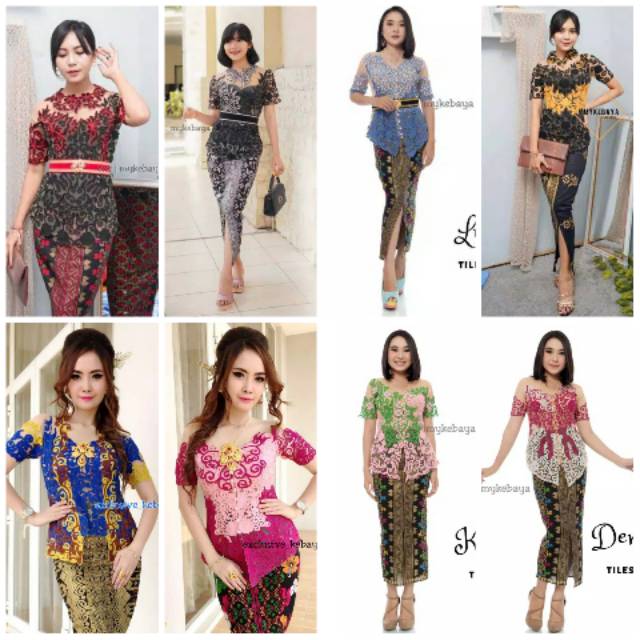 SETELAN KEBAYA TILE STIK WISUDA BALI kebaya modern