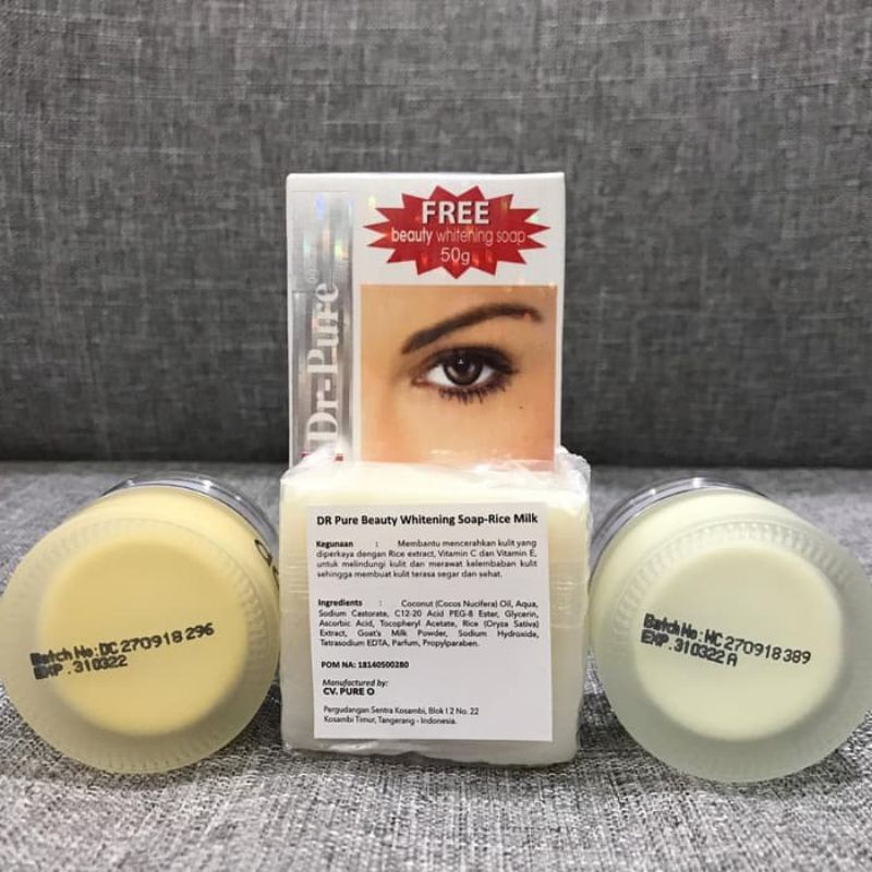 DR PURE CREAM WAJAH BUAT WAJAH HITAM KUSAM FLEK HITAM JERWAT SUSAH PUTIH AMAN 100%ORIGINAL AMAN BPOM