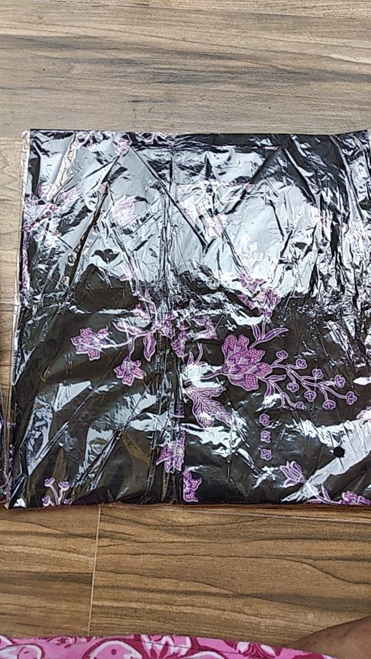 Batik Couple Keluarga Sania Ruffle Ori Ndoro Jowi Dnt Motif Cibulan Ungu