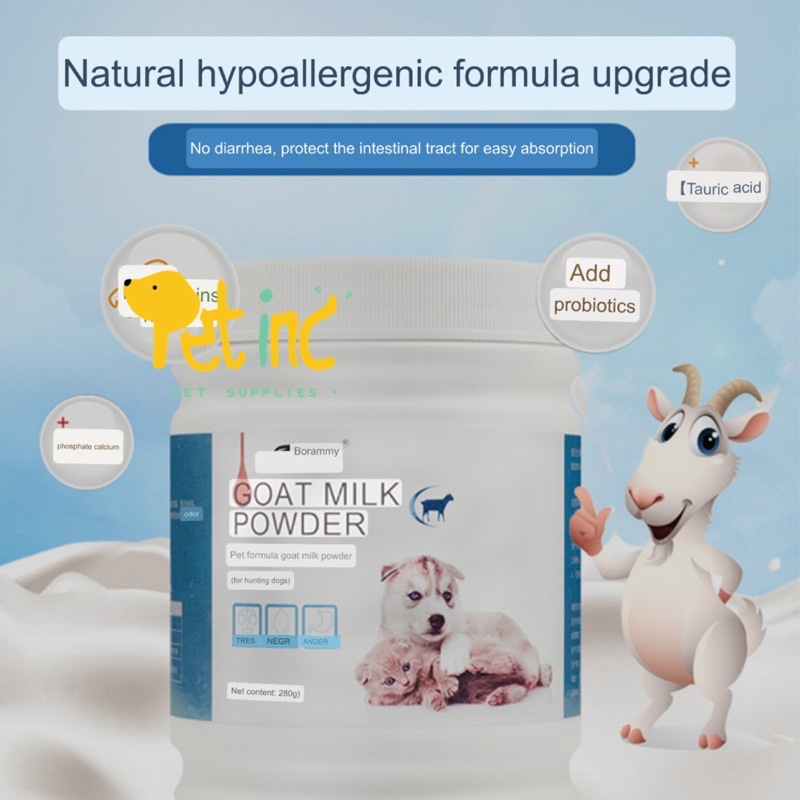 Pet lactose free goat milk powder 280gram