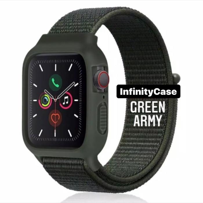 Wearable Bumper Strap Apple Iwatch Nylon Band Sport Series 6 5 4 3