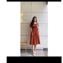 Claryn Aubrey Dress  (Terracotta Dress)