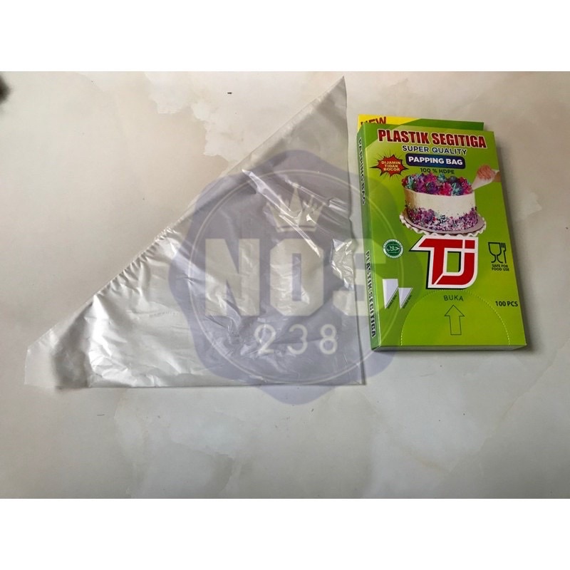 Plastik Segitiga Papping Bag isi 100lembar