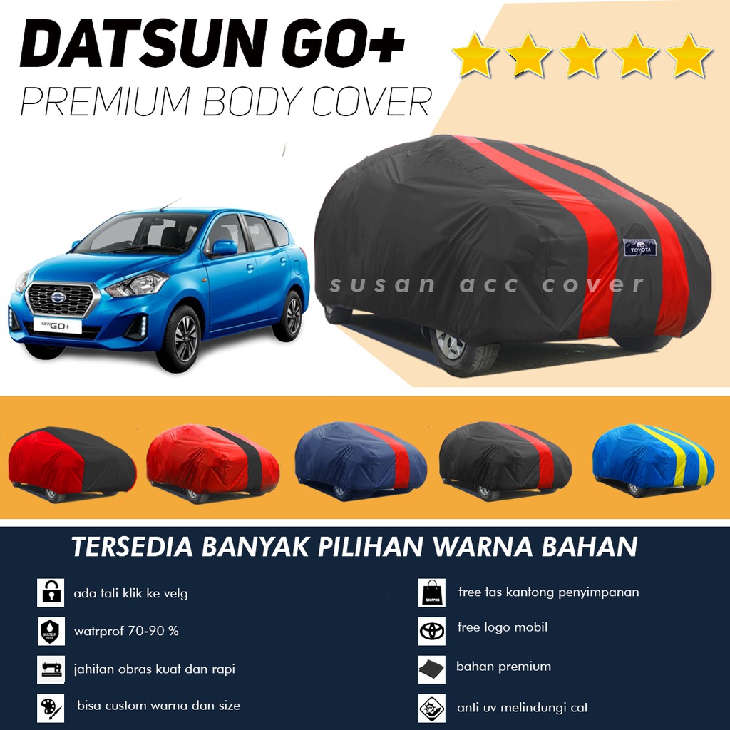 Sarung Mobil Datsun go/Datsun go plus/Datsun Go+ panca/datsun go 2 baris/datsun go 3 baris/datsun