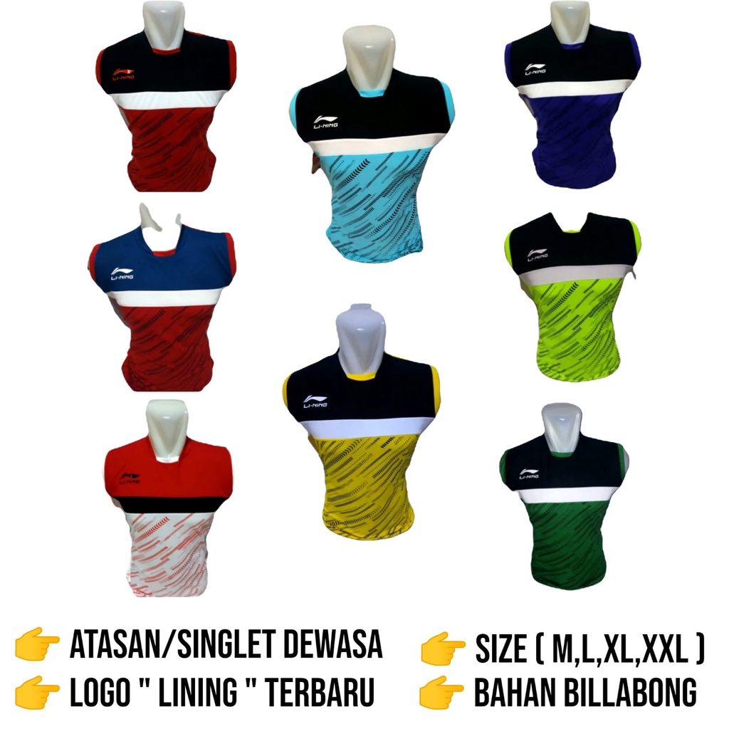 Koas atasan pria/wanita kaos badminton kaos bulutangkis kaos volly kaos olahraga motif terbaru