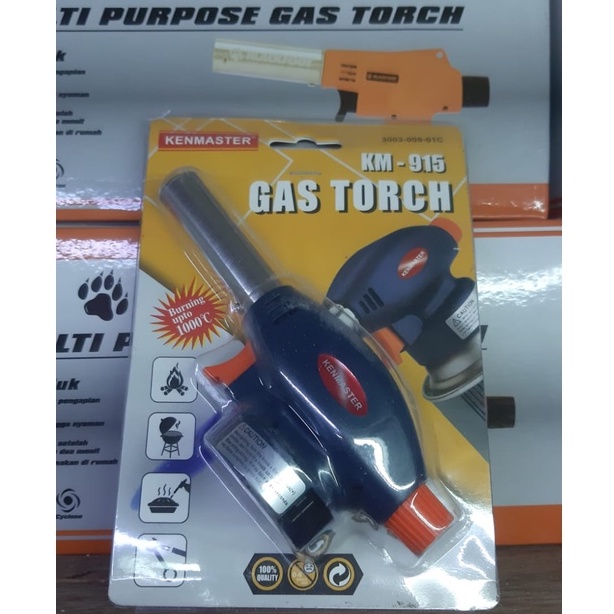 KOREK GAS/GAS TORCH KM 915/GAS TORCH KENMASTER PEMANTIK GAS PEMANTI GAS PEMANGGANG MAKANAN TEMBAK