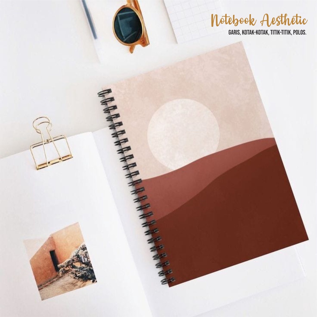 

Notebook Aesthetic | Ready Cover | A5 | 100 Page