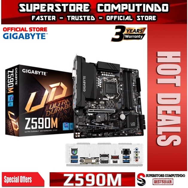 Motherboard Gigabyte Z590M (LGA1200, Z590,DDR4, USB3.2)