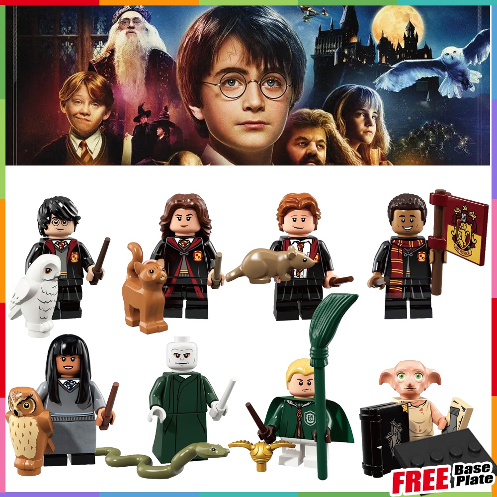 Mini Figure Harry Potter Hermione Granger Ron Weasley Dean Thomas Draco Malfoy WM6040