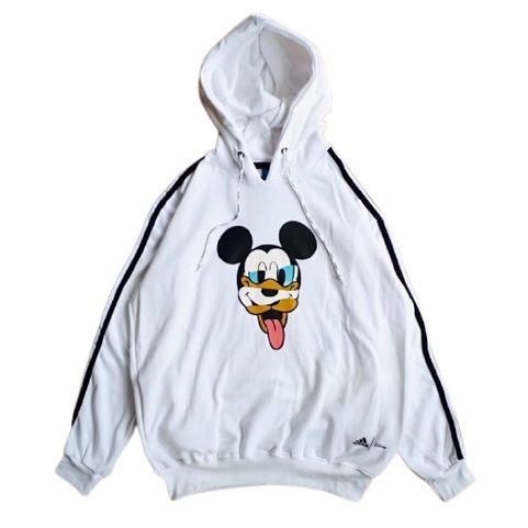 Jaket Sweater Hoodie ADDS X MICKEY – White Edition Fashion Trendy Casual Pria Good Brand Quality Stylish