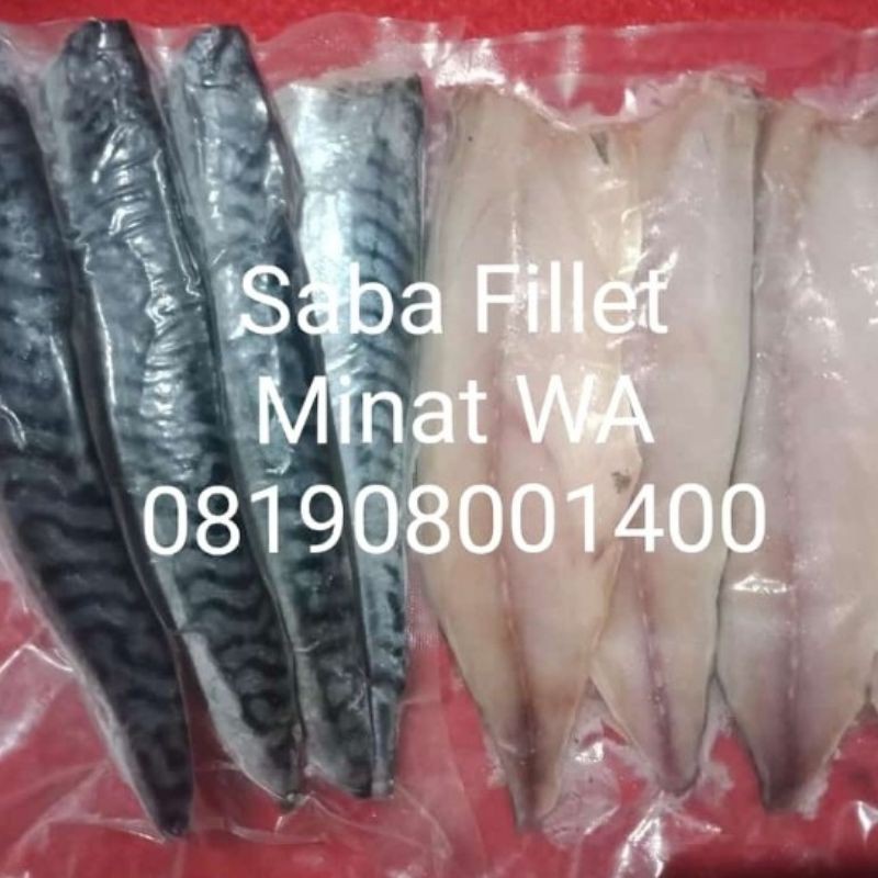

Ikan Saba/Makarel Import Fillet @500gr