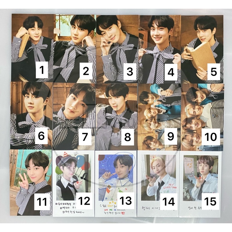 [READY] enhypen jungwoon jay heeseung tc trading card