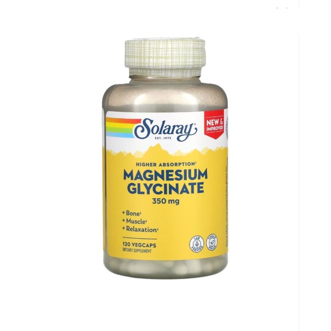 Solaray Magnesium Glycinate 350Mg (120)
