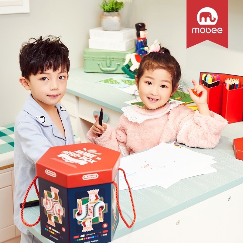 mobee great artist box set alat mewarnai anak ide hadiah anak