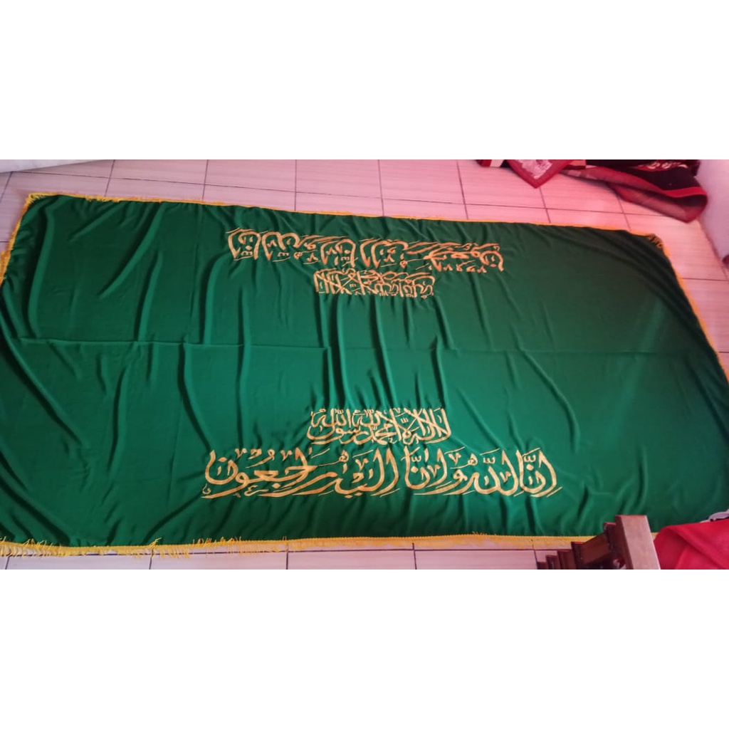 PROMO Langsung Kirim - Kain Penutup Tutup Keranda Jenazah Full Bordir Bahan Manchester Uk 3m x 1,5m